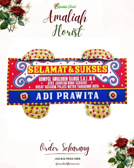 Papan Bunga Ucapan Selamat Krandan
